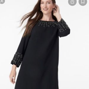 J Crew collection NWT embellished shift dress